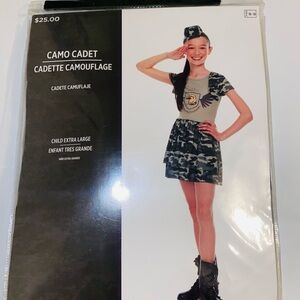 Army Girl Costume- Size XL (10/12)